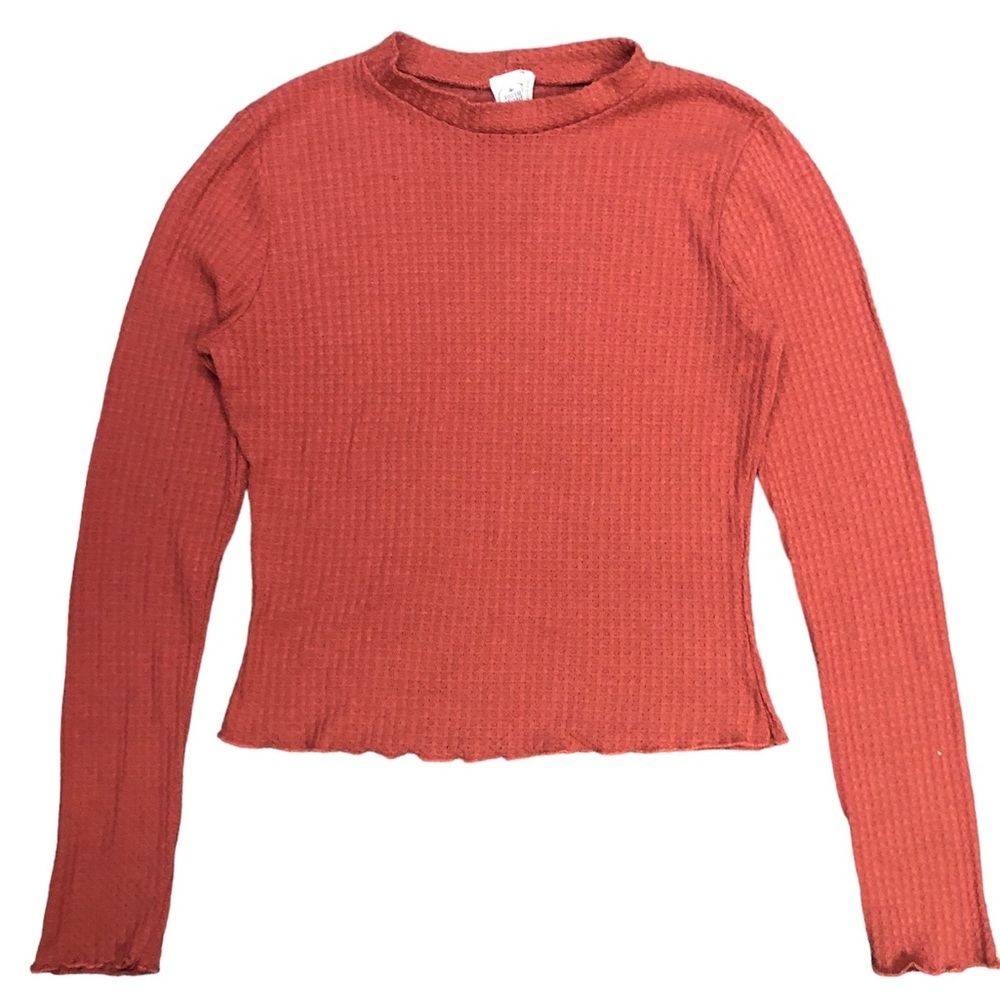 Love sleeve, coral, crop top- paper crane. Used